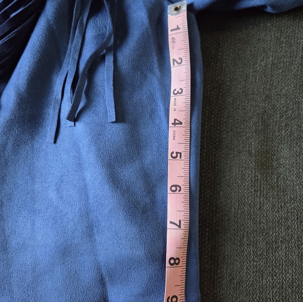 Fringed Blue Jacket - image 6